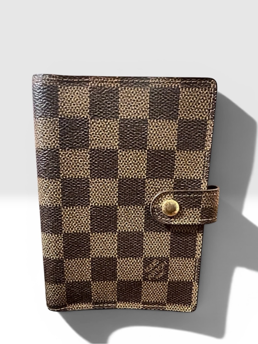Louis Vuittion Damier Ebene Small Ring Agenda